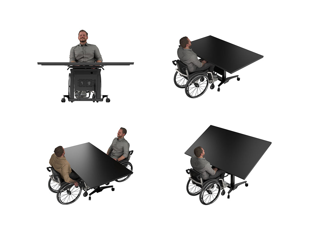 Multibracket Mobilus-Horizontaliai ir Vertikaliai Reguliuojamas Ekrano Stovas
