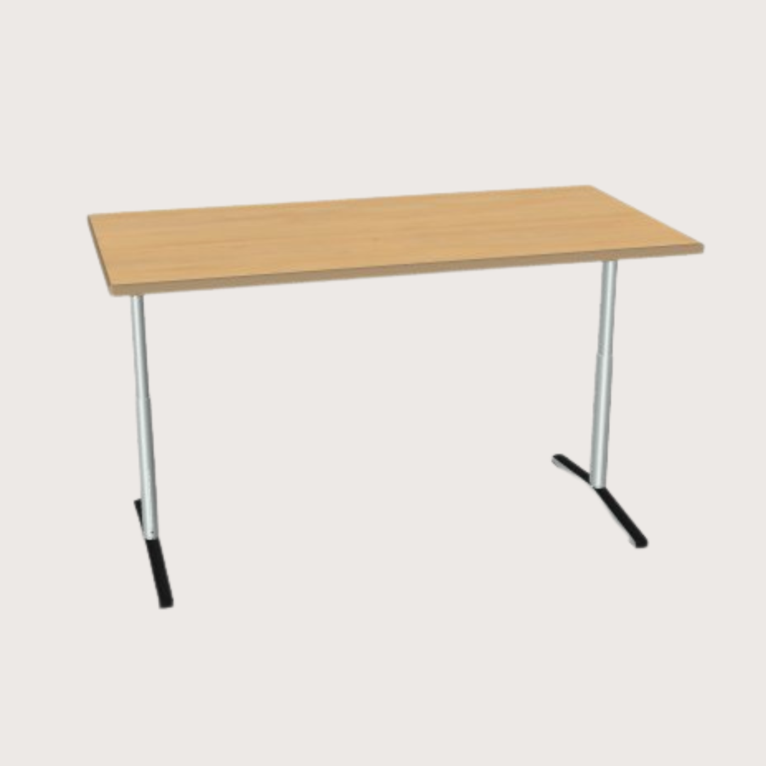 Mokinio stalas „VS Uno-M-Step“ (reguliuojamo aukščio, stalviršis 130x65 cm)