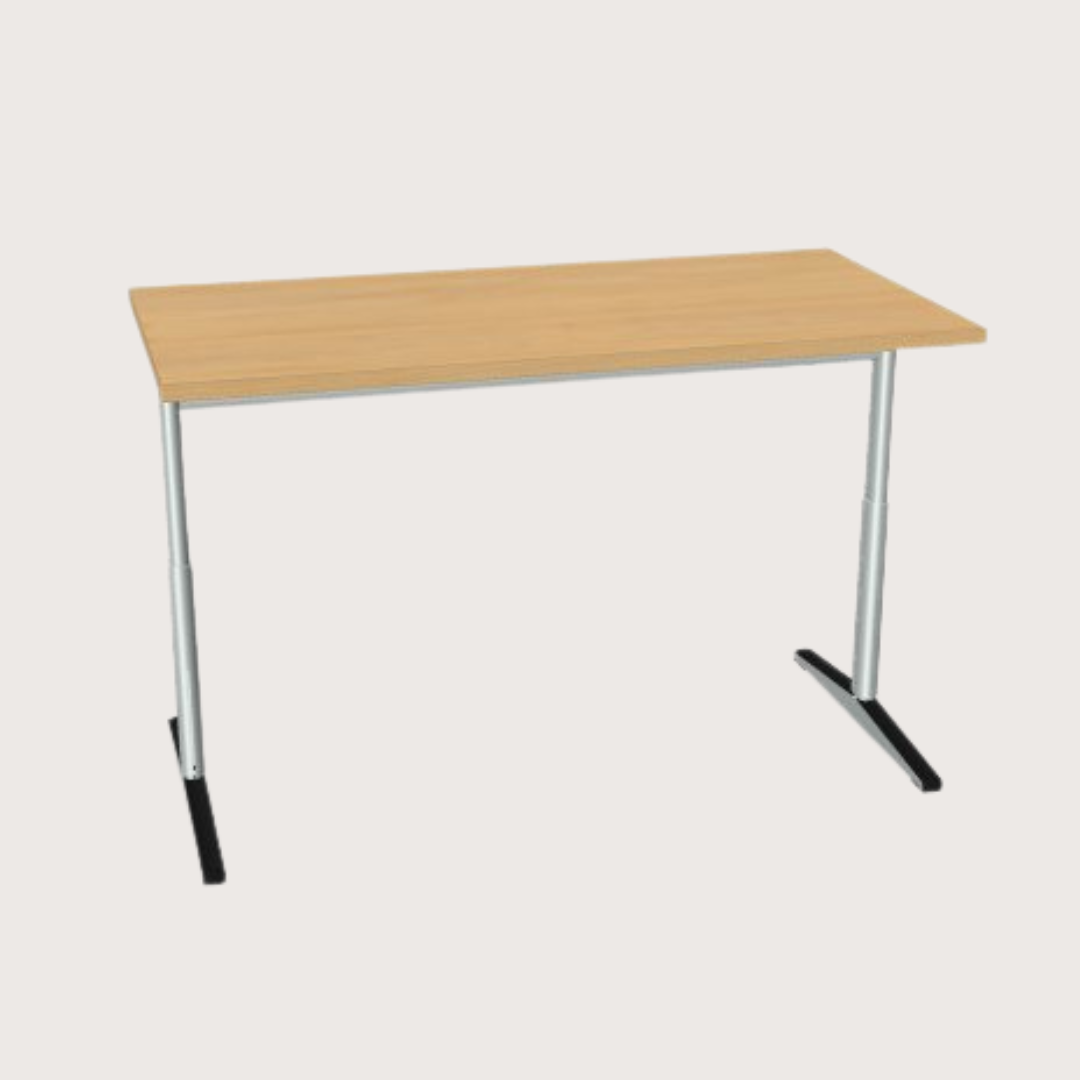 Mokinio stalas „VS Uno-M-Step“ (reguliuojamo aukščio, stalviršis 120x60 cm)