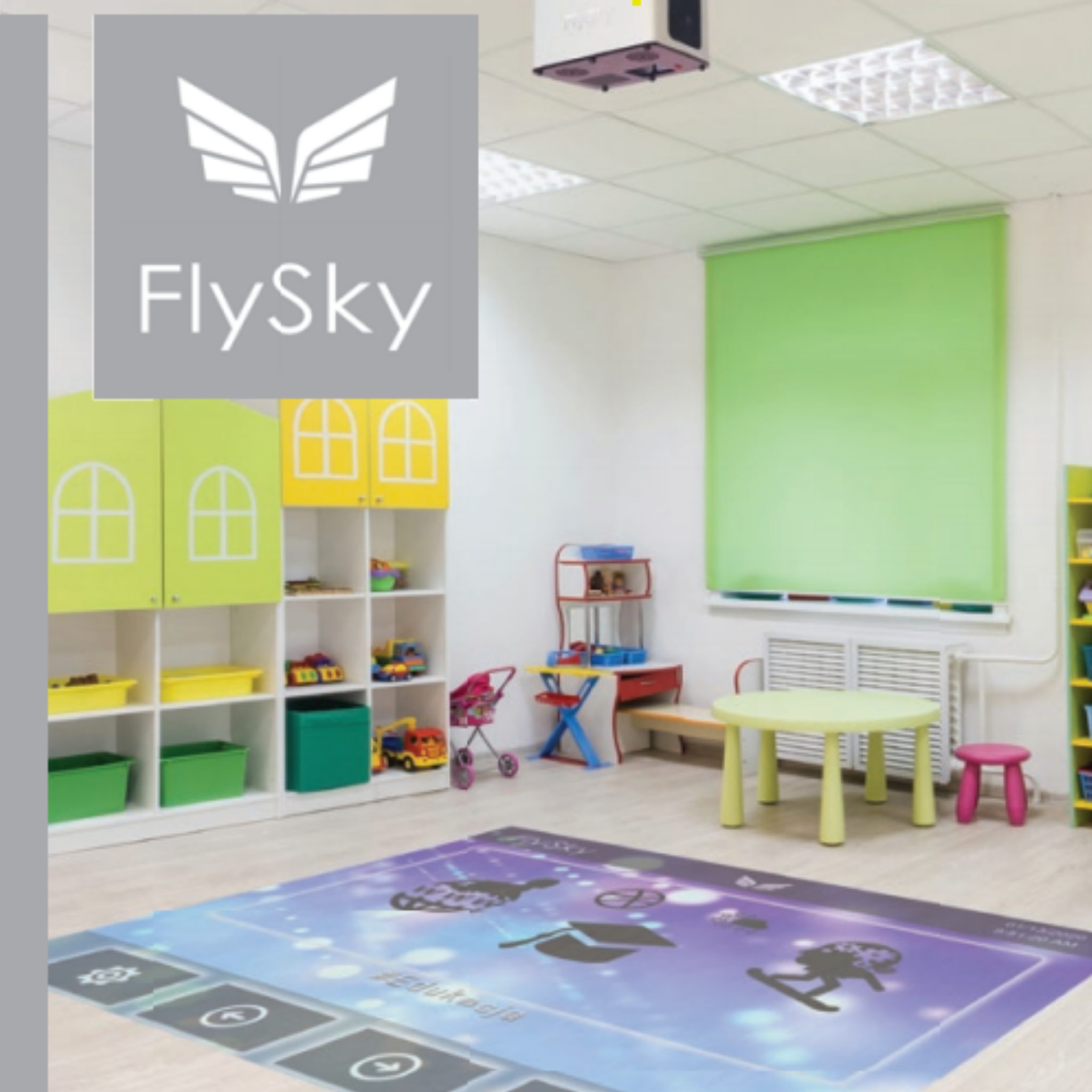 Interaktyvios stacionarios grindys „FlySky“